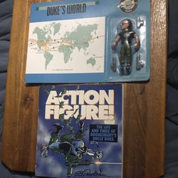 Duke Action Figure And Comic Book