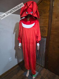 New Sonic Hedgehog Knuckles Adult Costume