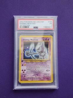 Pokemon 1st Edition Shining Mewtwo PSA 1 Neo Destiny