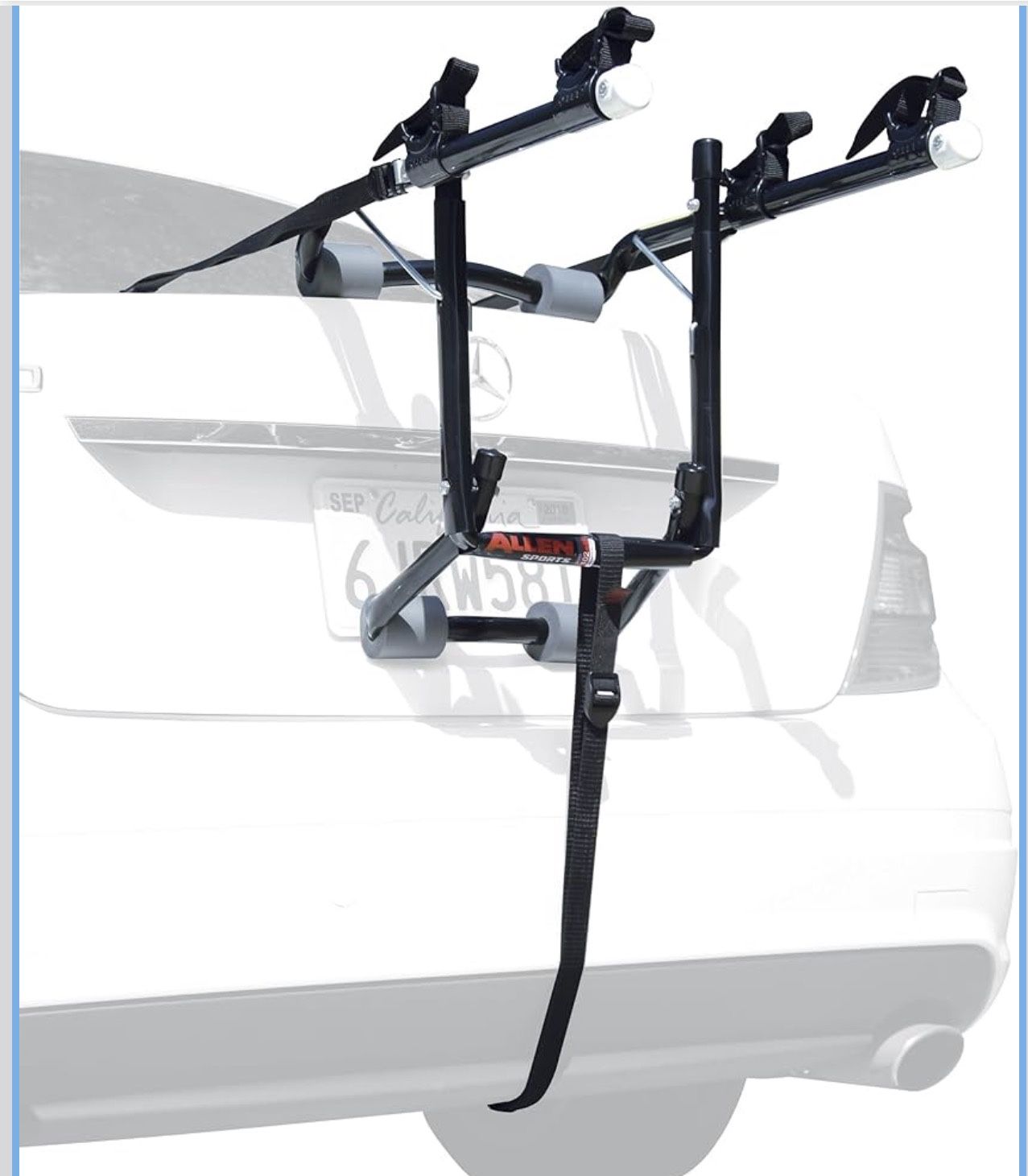 Allen Sports Deluxe 2-Bike Trunk Mount Rack