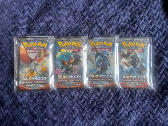 2017 Pokemon Sun & Moon Burning Shadows Booster Pack Art Set