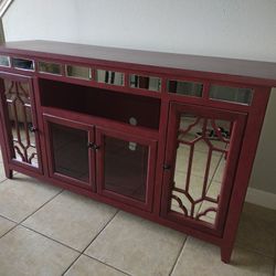 TV Stand With Shelves - 60Lx34Hx17W
