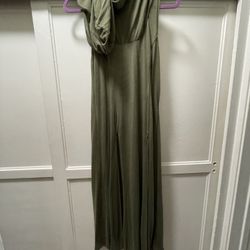 Darker Wavs ECHO HOODED SLIT MAXI DRESS 