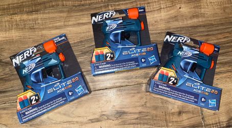 NIB Nerf Lot of 3 Elite 2.0 ACE SD-1 Toy Blasters