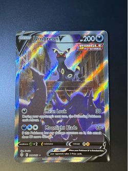Pokemon Umbreon V (Alternate Full Art) Evolving Skies 189/203