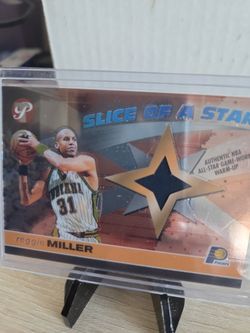 Pacers Reggie  Miller  Jersey  Card