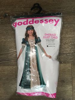 Juliet Costume Child Size 12-14, Never Used, NEW