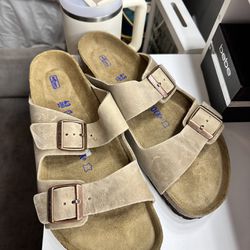 New! Birkenstock Arizona Soft Slide Sandal (Men)