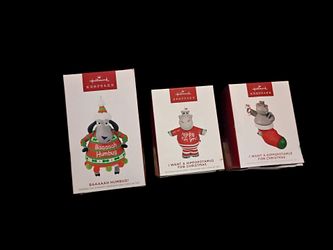 Hallmark Keepsake Christmas Ornaments Set of 3