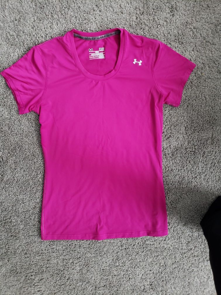 Womens Under Armour Hot Purple shirt