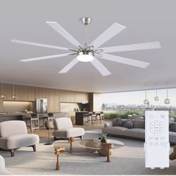 Large Ceiling Fans with Lights and Remote