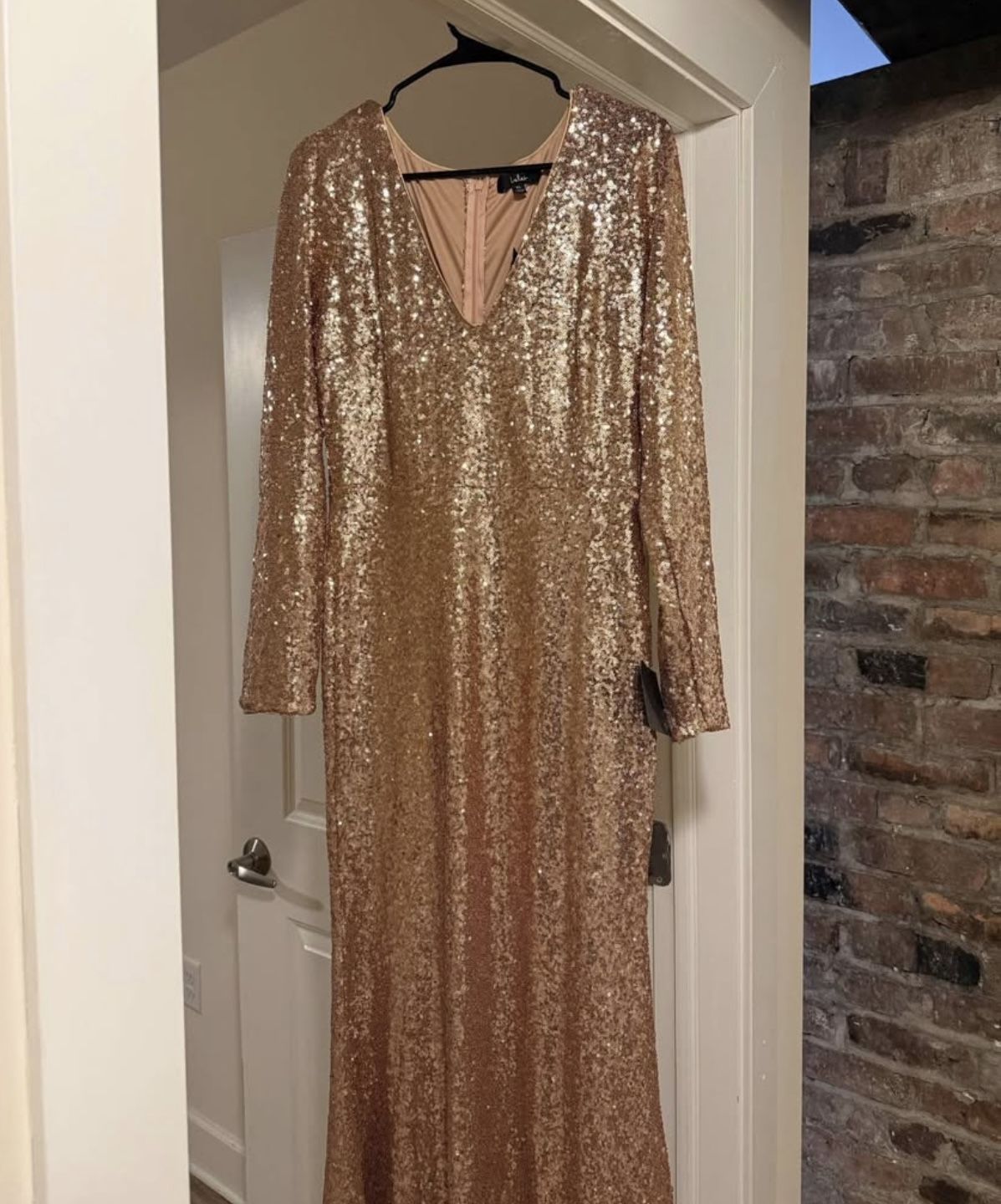 Gold Lulus Dress - Brand New Never Worn