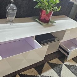 White TV Stand
