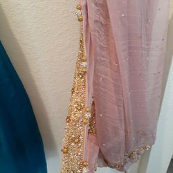 Pink Bridal Dupatta