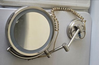 Wall Mount Makeup Lighted Magnified Mirror