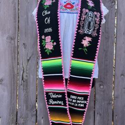 Customized Graduation Sarape Stole