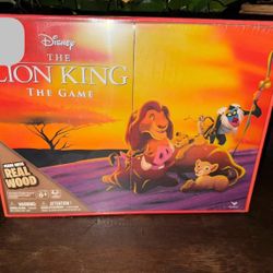 Disney The Lion King Board Game Wooden Edition Real Wood Pieces Cardinal Deluxe