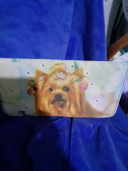 Yorkie Wallet billfold $18.00 cash only (serious buyers)