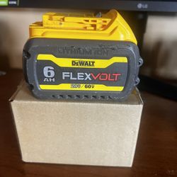 DEWALT BATTERY 6.0Ah FLEXVOLT 20V/60V MAX Lithium-Ion 6.0Ah Battery Pack
