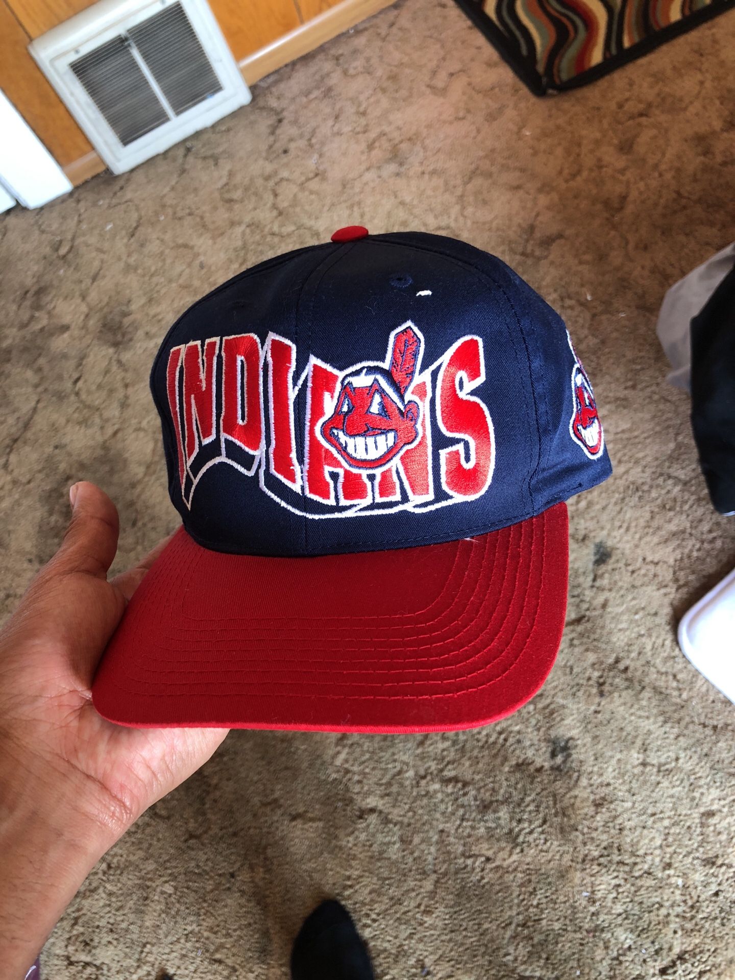 Vintage Cleveland Indians 1990’s snap back hat