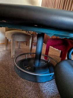 Poker table from casino.
