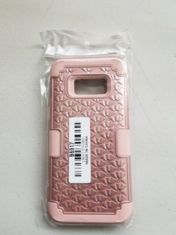 SAMSUNG GALAXY S8 HARD PROTECTIVE CASE .ROSE GOLD. NEW