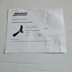 DORMAN SUSPENSION CONTROL ARM NEW