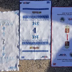 Bundle of 3 JGAA Golf Towels | Brand New | White