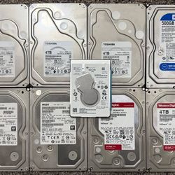 26.5 TB HDD Storage w/ Crystal Disk info
