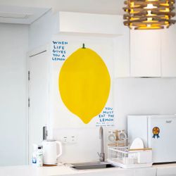 When life gives you lemons, tapestry while hanging funny, lemon kitchen home decor