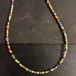 Handmade Seed Bead Necklace 