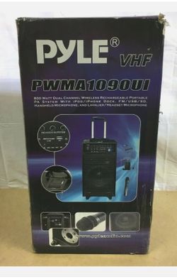 Pyle portable wireless speaker with microphone