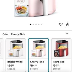 Pink Air Fryer 