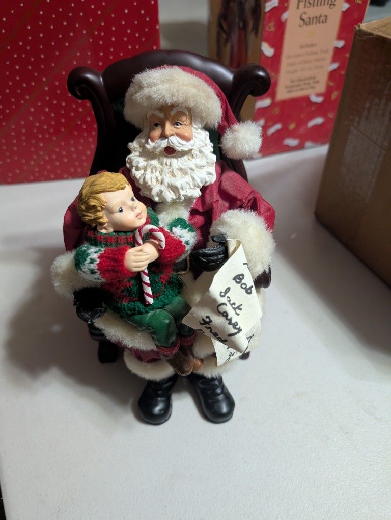 Santa With Boy