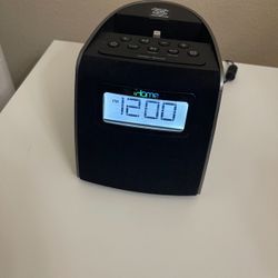 iPhone iHome Speaker Radio Alarm Charger Stand