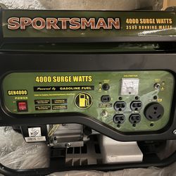 GAS POWERED GENERATOR 