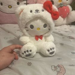 Hello Kitty White Bear Plush