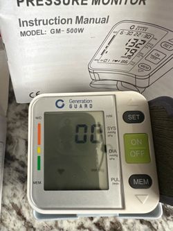 Wrist blood pressure monitor