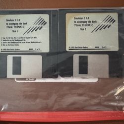 Vintage Think Think C! Simulation Diskettes (Macintosh software)