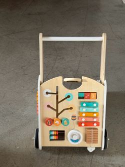 Wooden baby walker