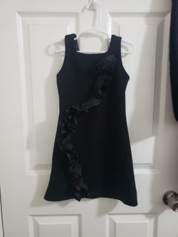 Cute All Black Dress For Kids