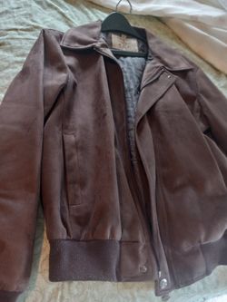 Leather man's jacket