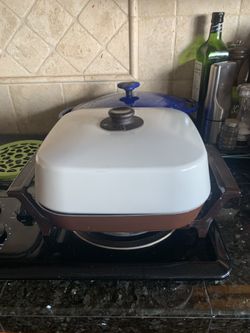 Vintage Meyer electric fry pan