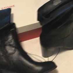 Black Size 10 High Heels Boots New 