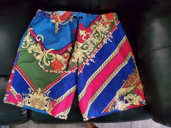 Versace Underwear Multicolor Medusa Renaissance Short Swim Shorts SZ LARGE fits medium as well