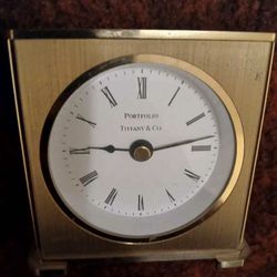 Tiffany & Co. Portfolio Vintage Clock