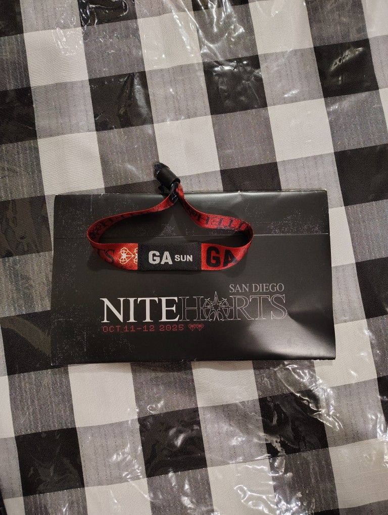 NIGHTHARTS TICKET ποΈ "SUNDAY GA"THE