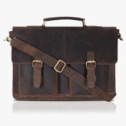Oak Leathers Genuine Leather Shoulder Bag