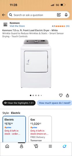 Electric dryer