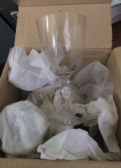 Mikasa crystal glasses set of 4